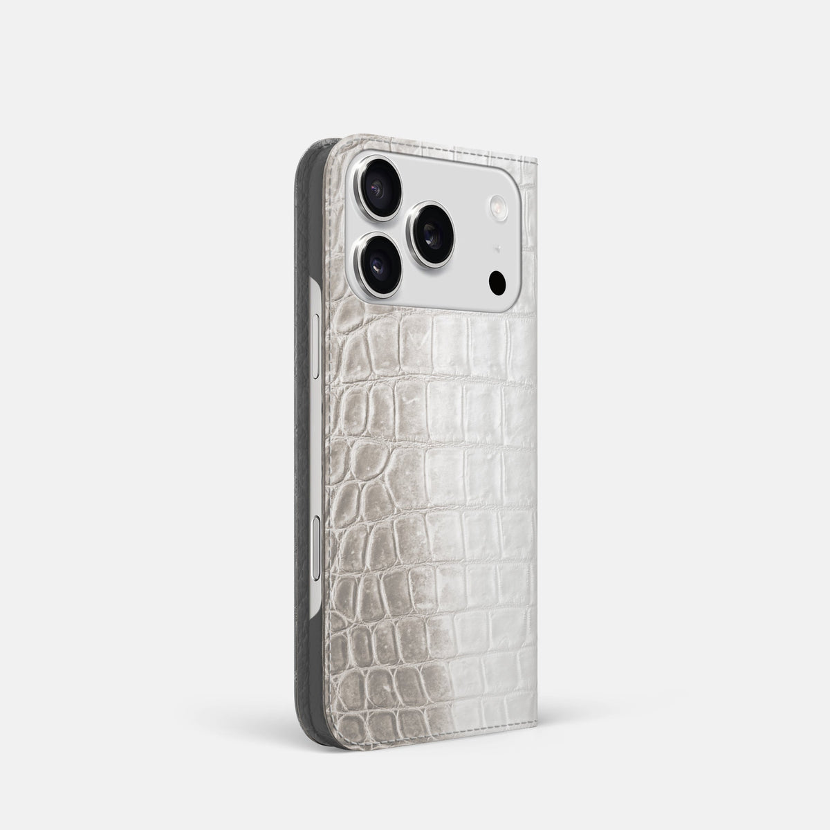 Folio Slim Case For iPhone 17 Pro In Himalayan Crocodile