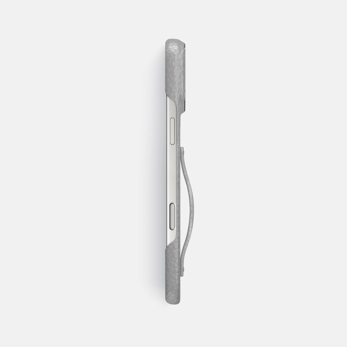 Finger Case For iPhone 17 Pro Max In Calf -3 | Nuage-Steel