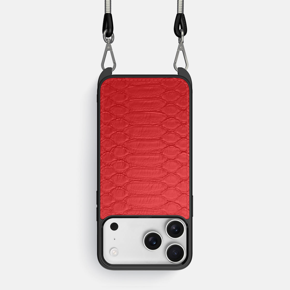 Crossbody Sport Case For iPhone 17 Pro In Python -1 | Red