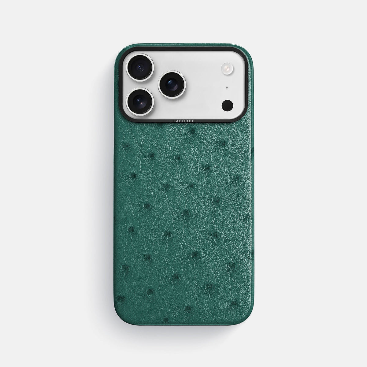 Classic Case For iPhone 18 Pro Max In Ostrich -1 | Forest-Green-Black