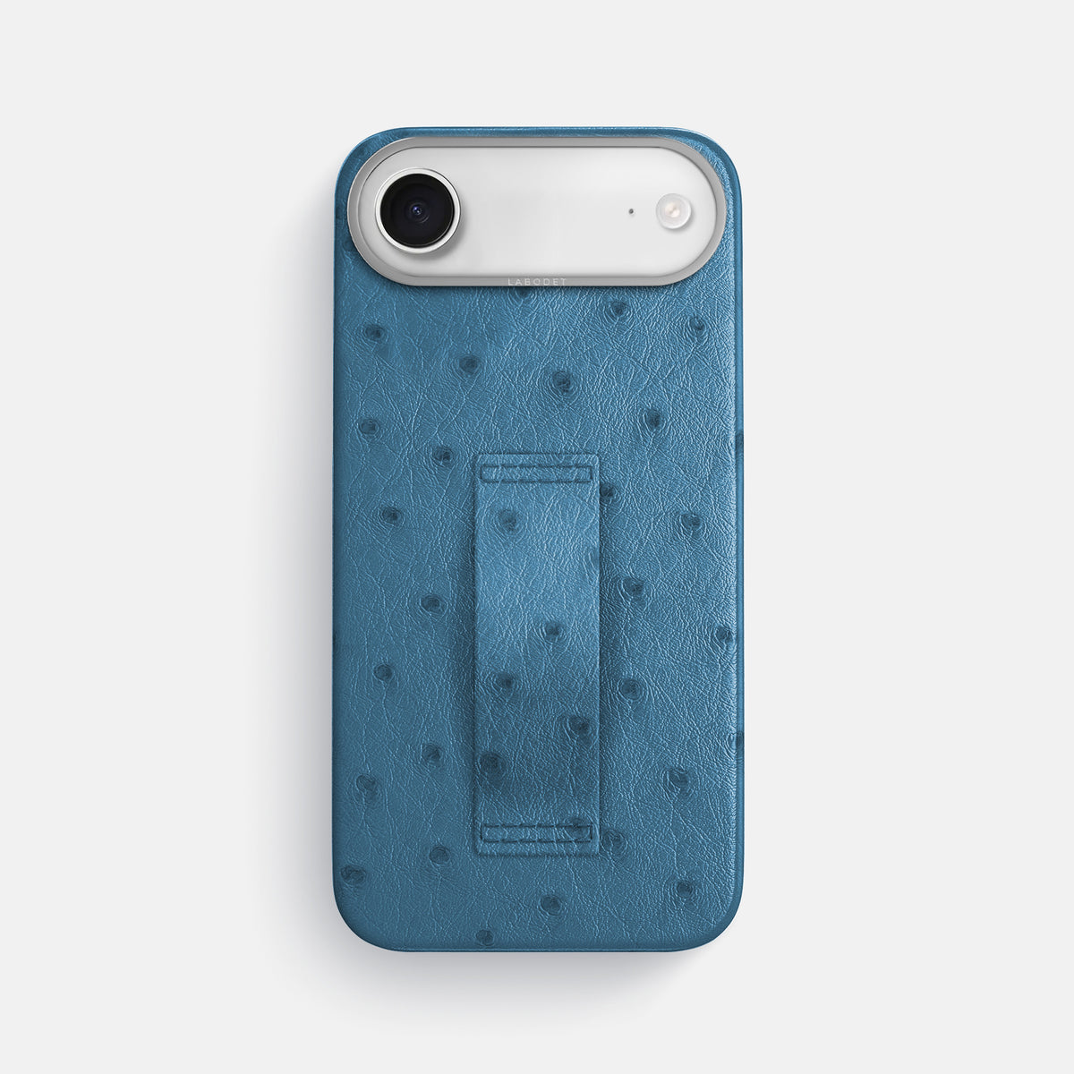 Finger Case For iPhone 17 Air In Ostrich -1 | Blue-Jeans-Steel