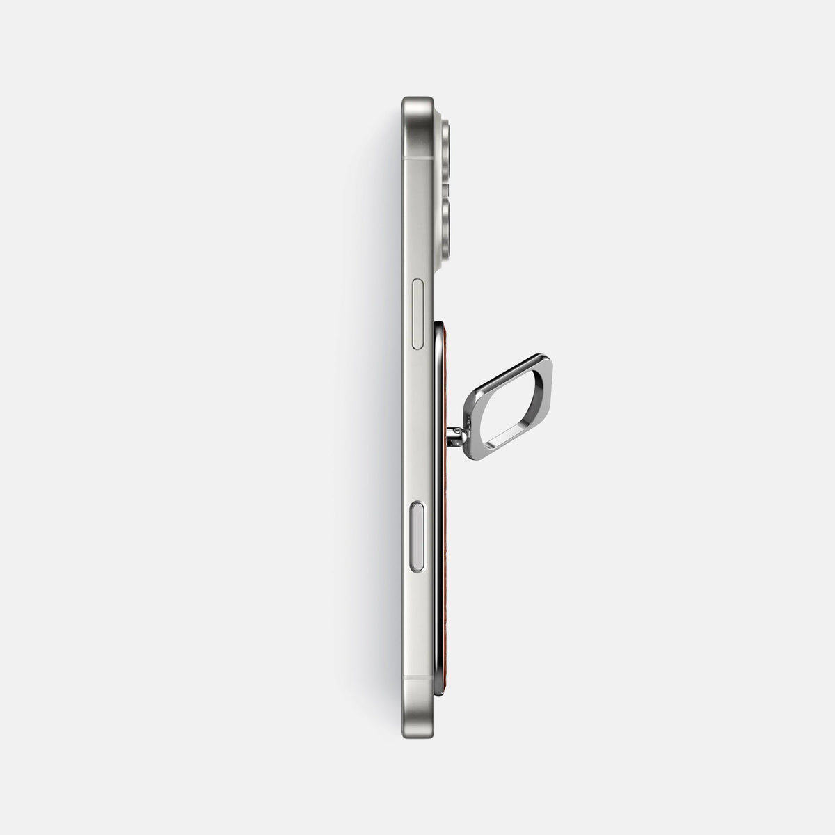 MagSafe Ring For iPhone 18 Pro Max In Python -3 | Medium-Brown-Steel