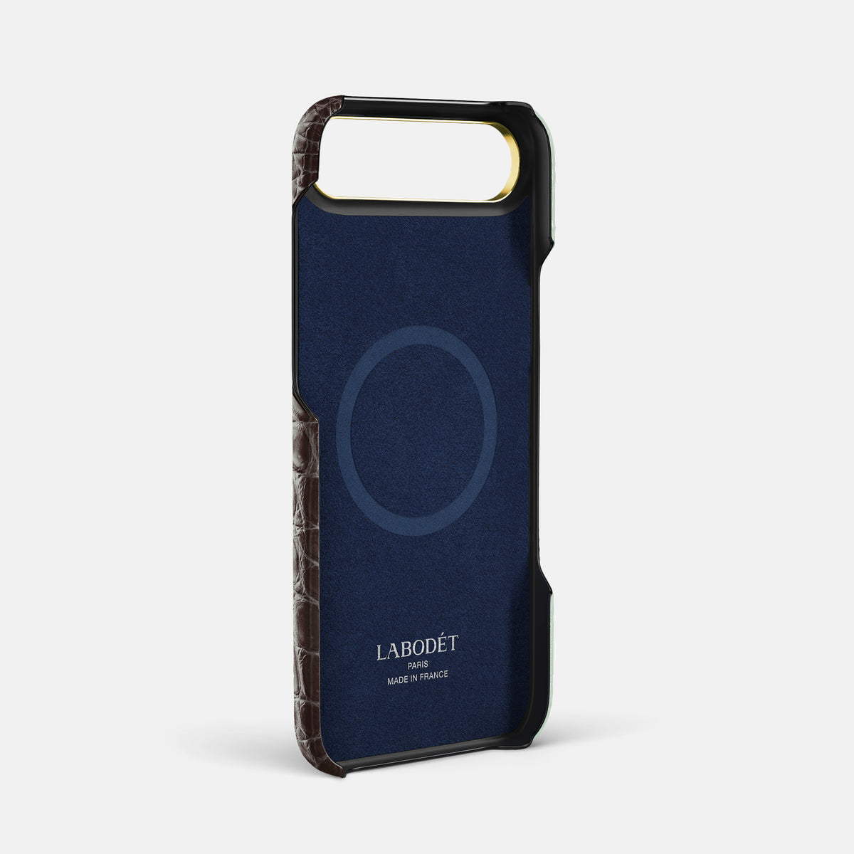 Classic Case For iPhone 17 Air In Himalayan Crocodile -3 | Pistachio-Gold