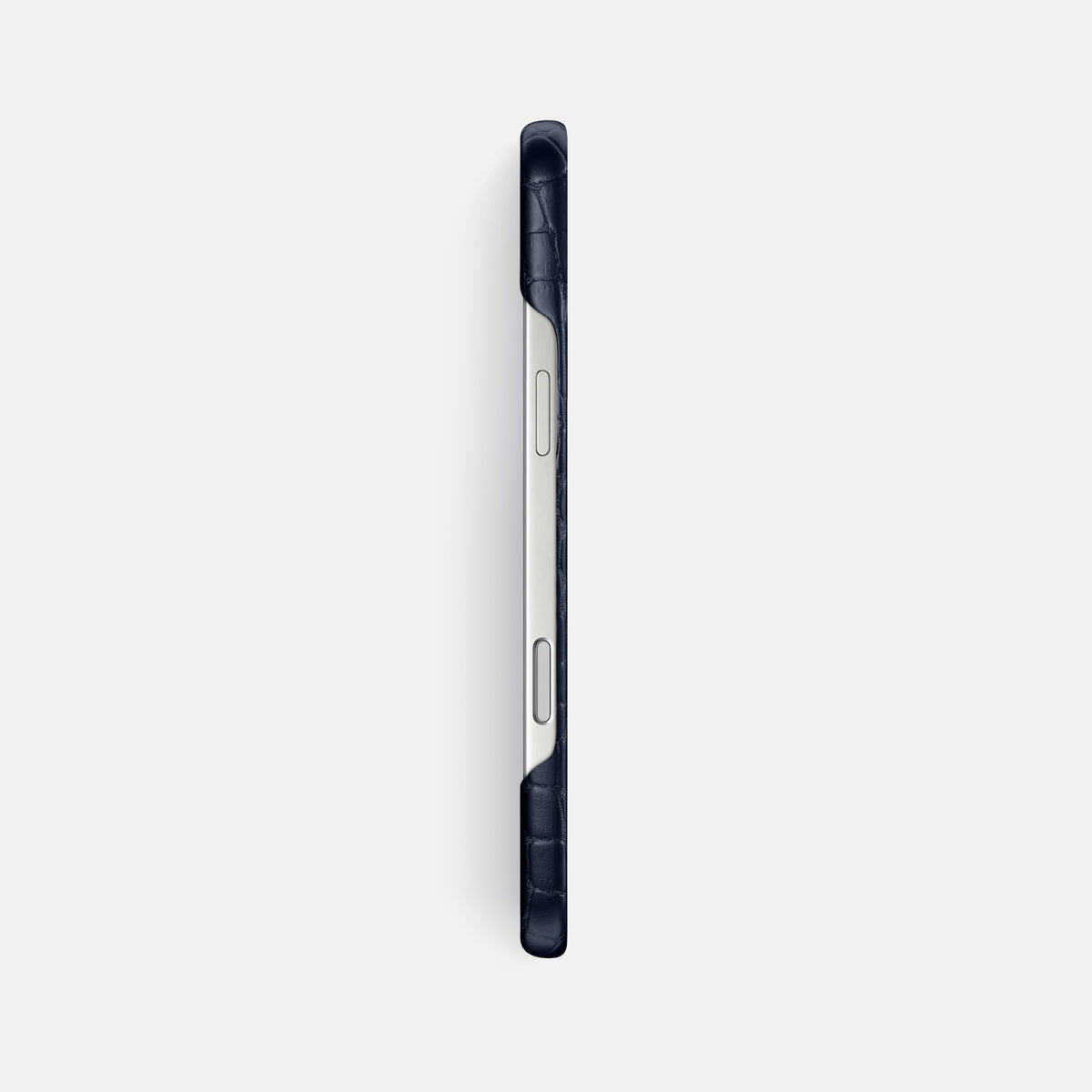 Slim Case For iPhone 17 Pro Max In Alligator -3 | Navy-Blue