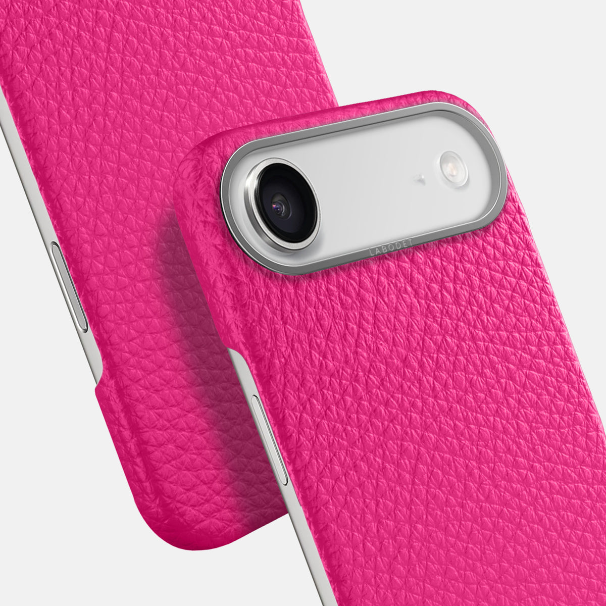 Classic Case For iPhone 17 Air In Calf -6 | Magenta-Steel