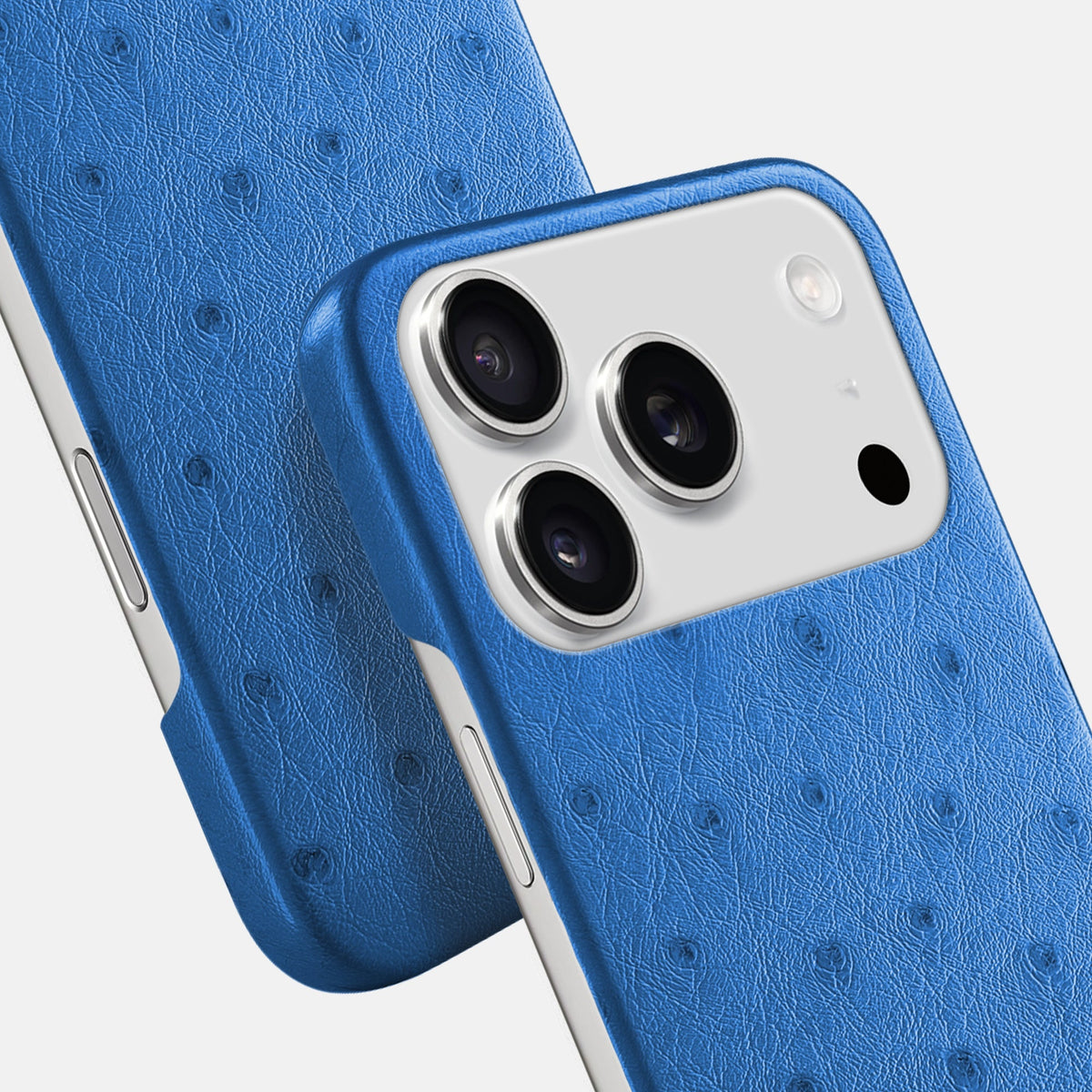 Slim Case For iPhone 18 Pro In Ostrich -6 | Royal-Blue