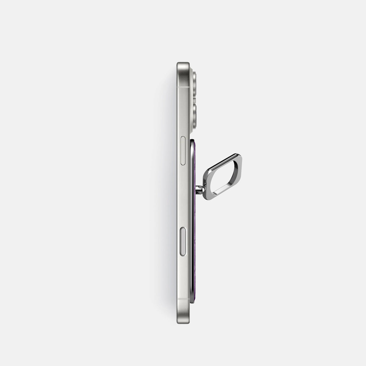 MagSafe Ring For iPhone 18 Pro In Alligator -3 | Purple-Steel