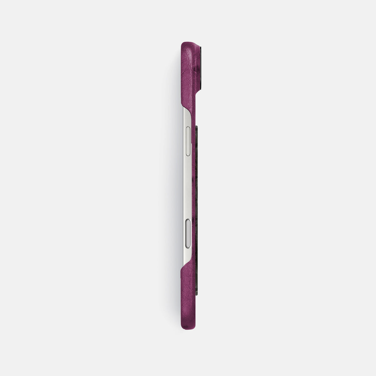 Classic Case With Carbon Dragon For iPhone 17 Air In Ostrich -3 | Purple-Black