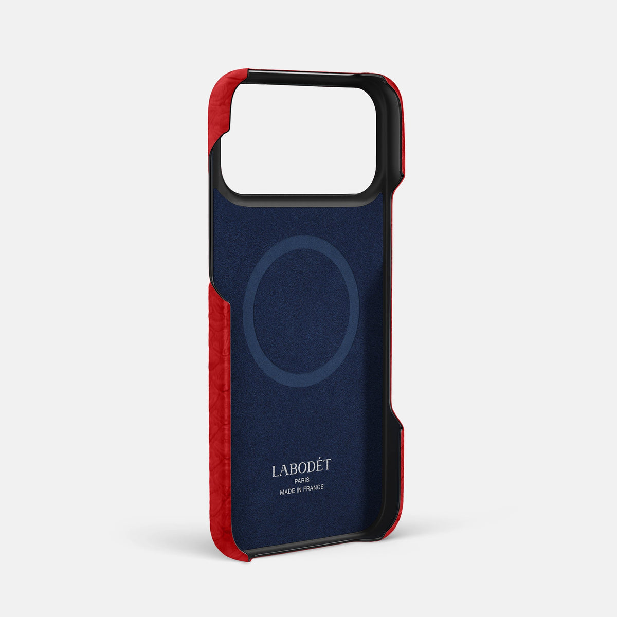 Slim Card Case For iPhone 18 Pro Max In Python -4 | Red