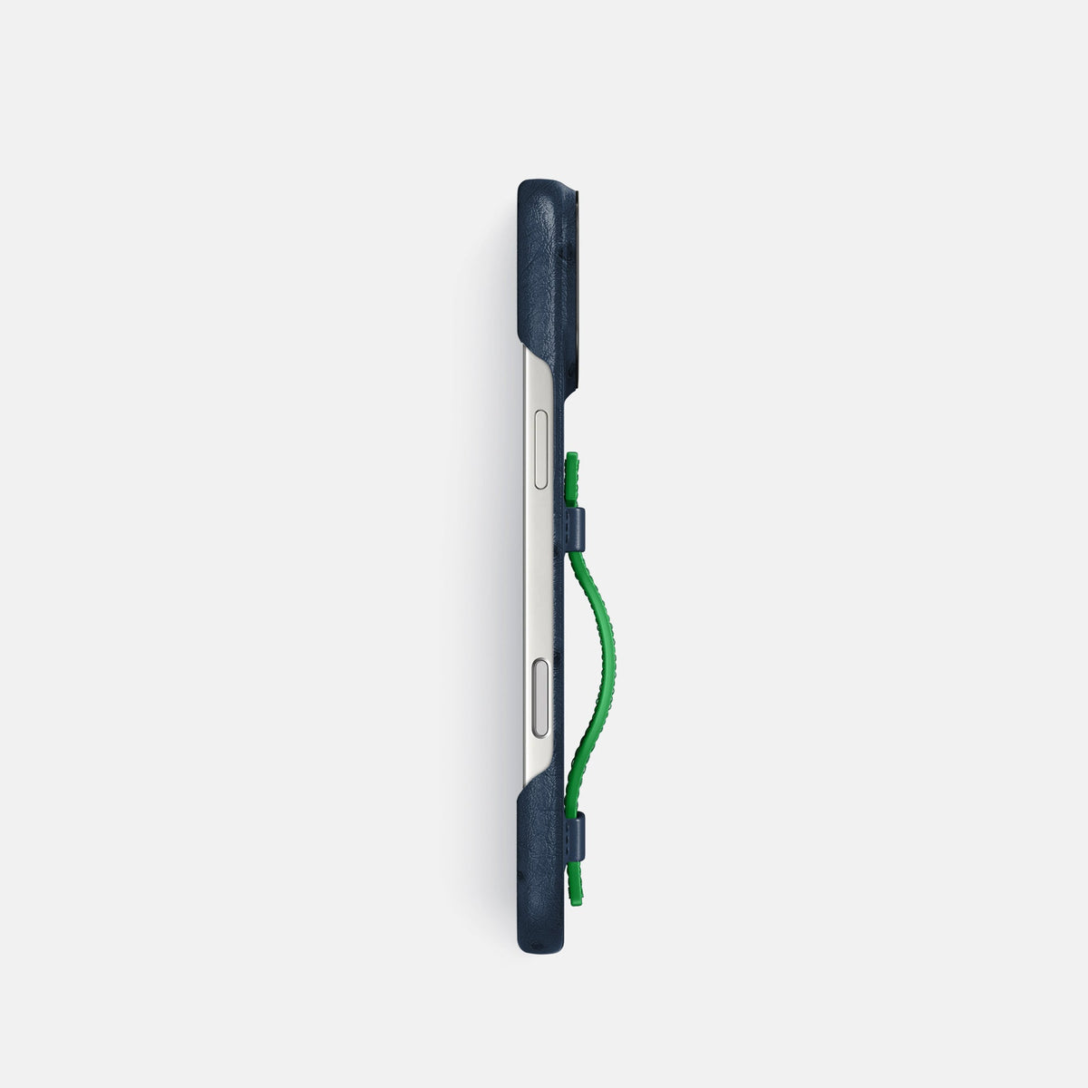 Handle Case Coloré For iPhone 18 Pro In Ostrich -3 | Navy-Blue-Black