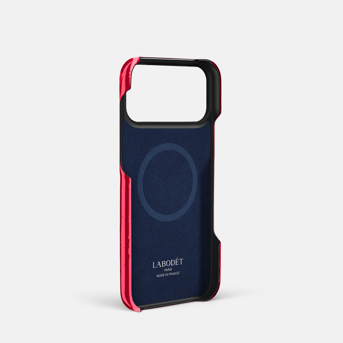 Slim Case For iPhone 17 Pro In Shiny Alligator -4 | Cherry