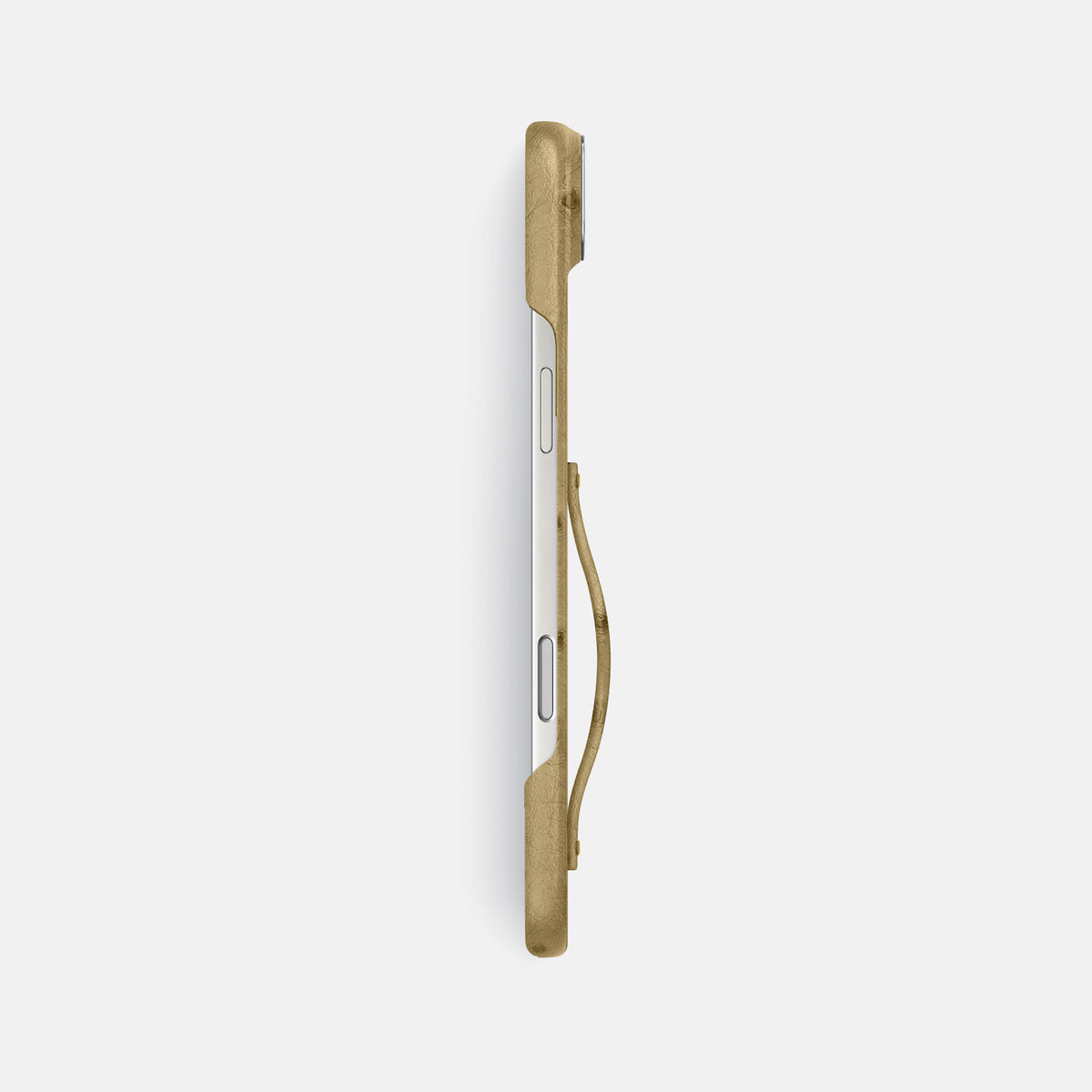 Finger Case For iPhone 17 Air In Ostrich -3 | Desert-Sand-Steel