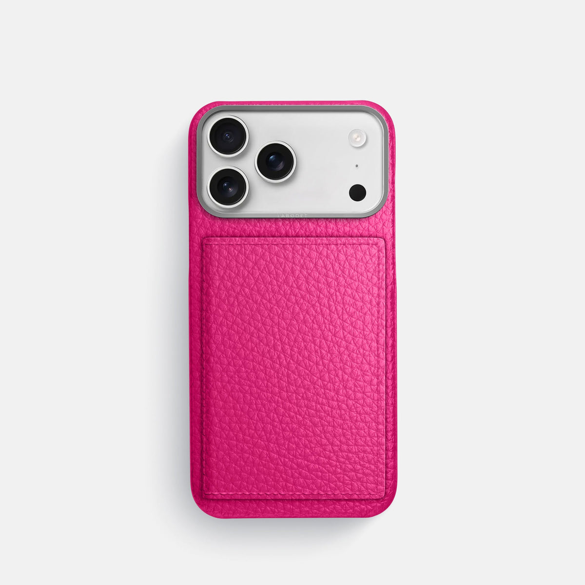 Bi-Fold Case For iPhone 18 Pro In Calf -1 | Magenta-Steel