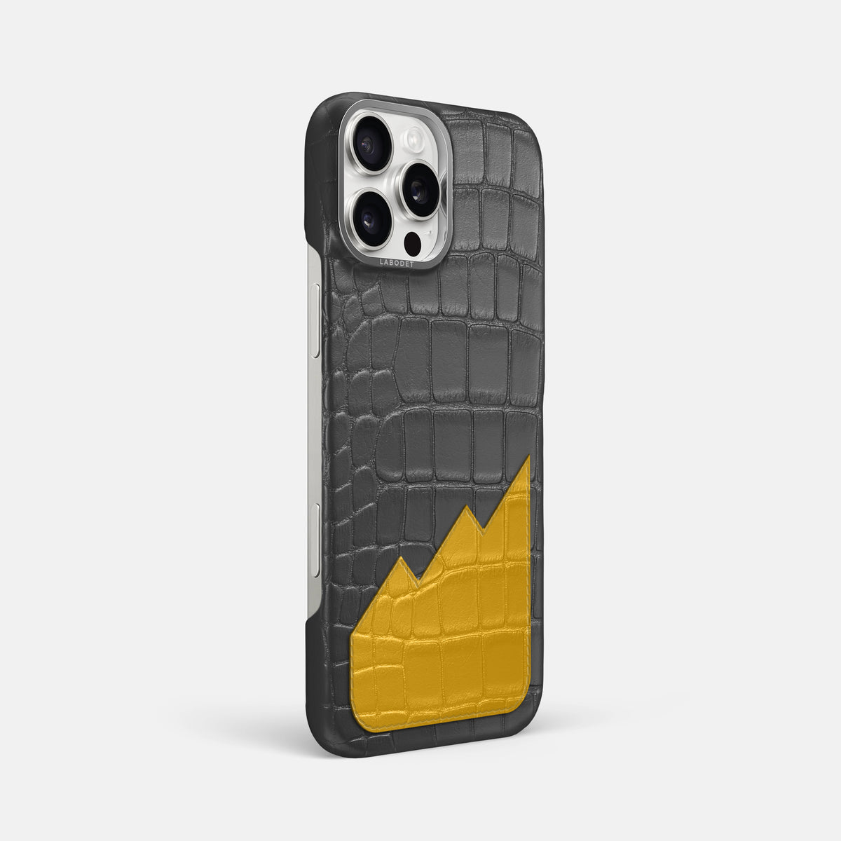 Classic Case With UpOnly For iPhone 16 Pro Max In Alligator -2 | Grey-Steel