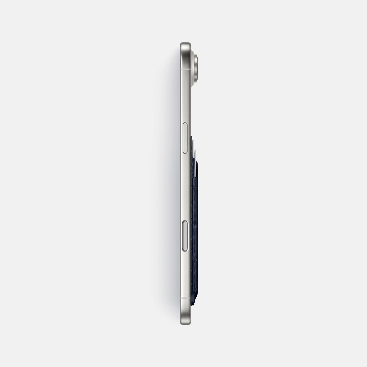 MagSafe Wallet For iPhone 17 Air In Alligator -3 | Navy-Blue