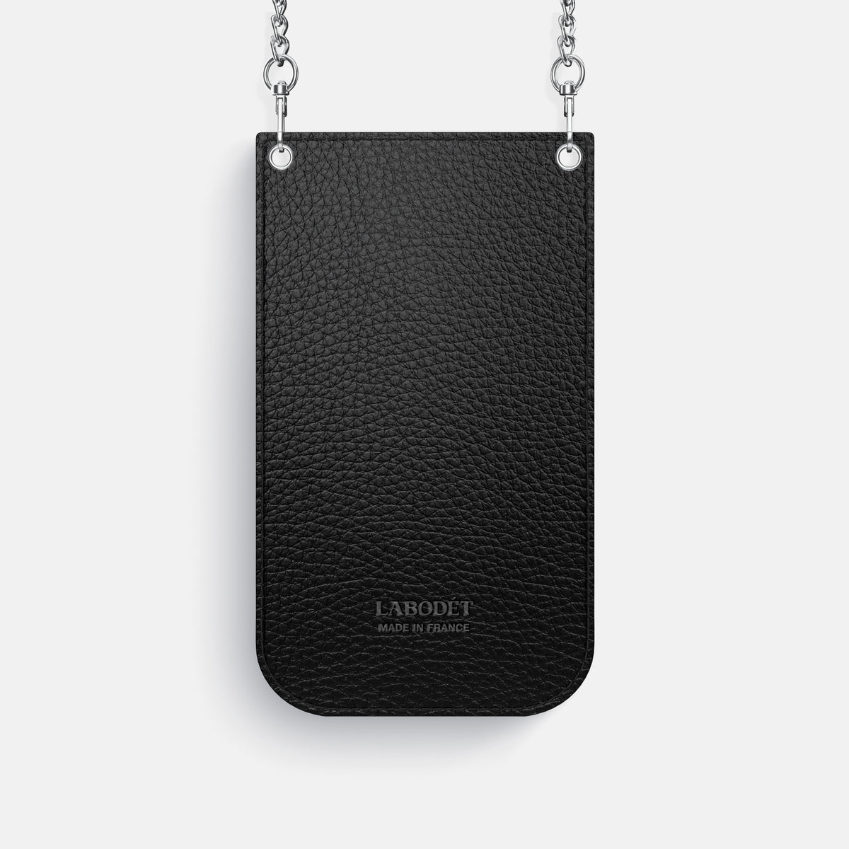 Crossbody Bag For iPhone 17 Pro In Ostrich -3 | White-Steel