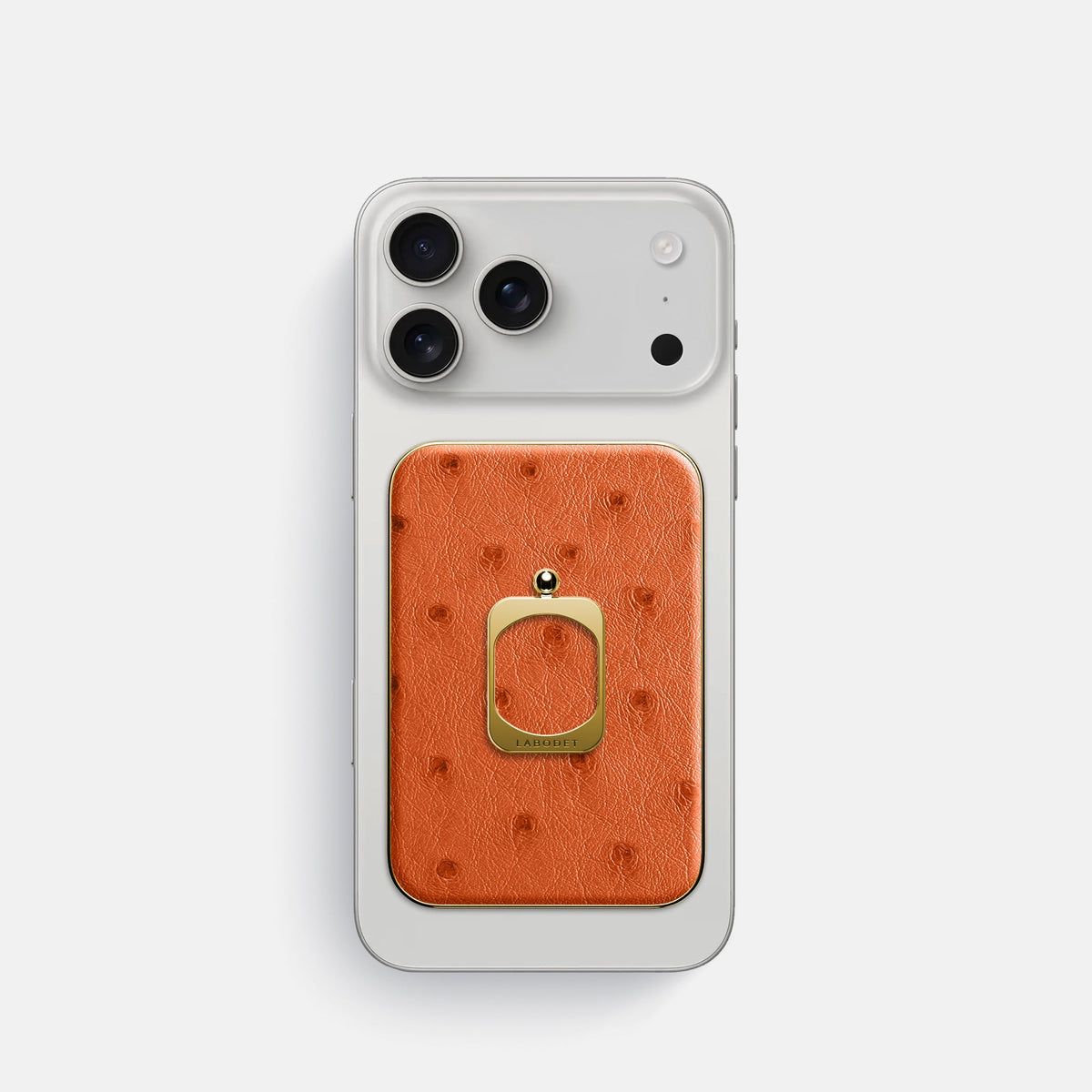 MagSafe Ring For iPhone 18 Pro In Ostrich -2 | Orange-Gold