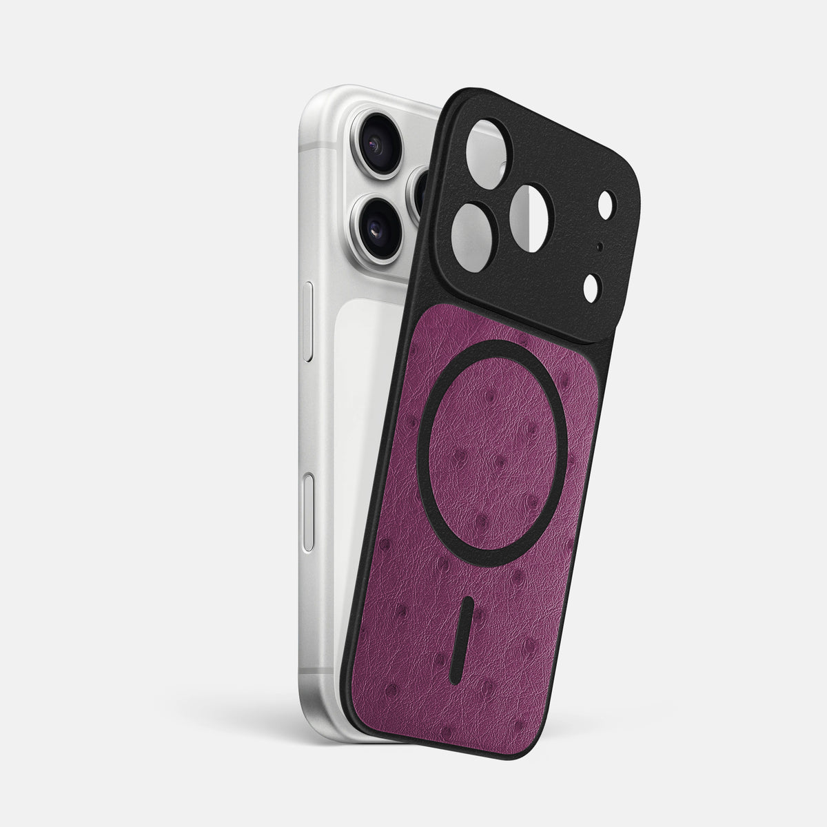 MagSafe Mask For iPhone 17 Pro Max In Ostrich -1 | Purple