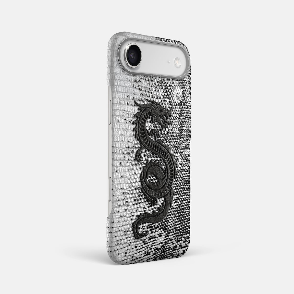 Classic Case With Carbon Dragon For iPhone 17 Air In Himalayan Lizard -2 | Dark-Steel