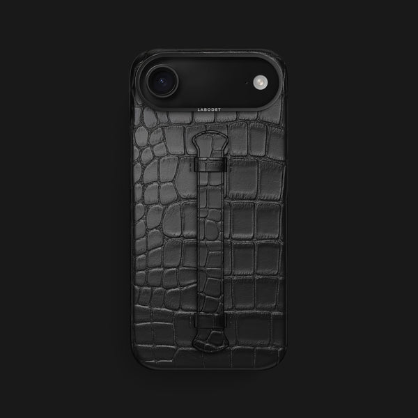 Center Handle Edition Black For iPhone 17 Air In Alligator