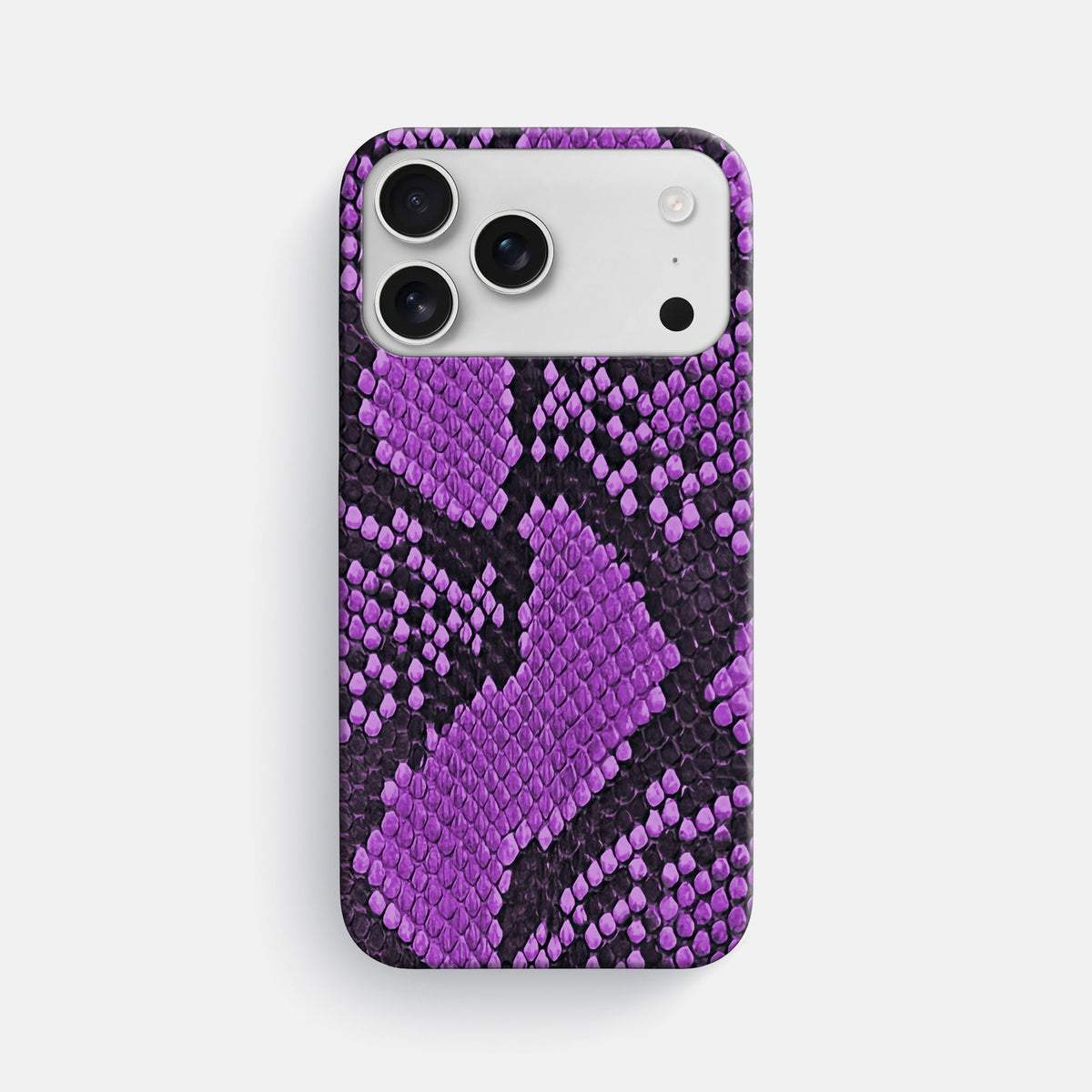 Slim Case For iPhone 18 Pro Max In Deluxe Python -1 | Purple