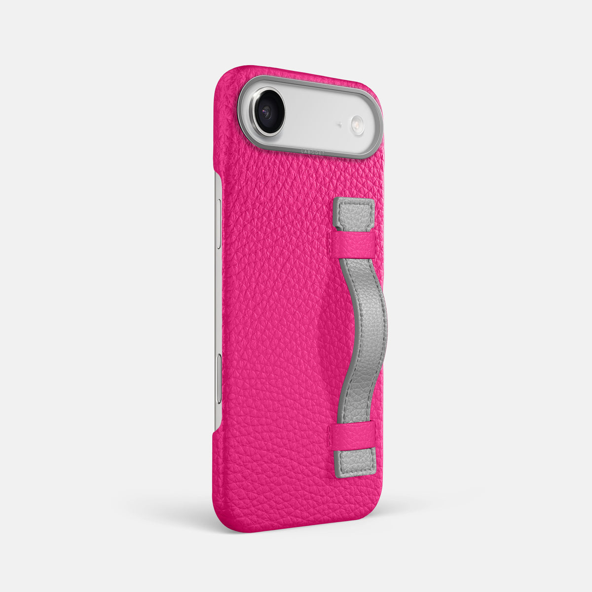 Handle Case Coloré For iPhone 17 Air In Calf -2 | Magenta-Steel