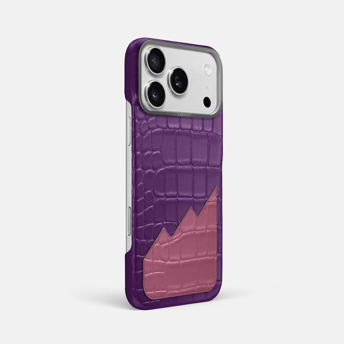 Classic Case With UpOnly For iPhone 18 Pro Max In Alligator -2 | Purple-Steel