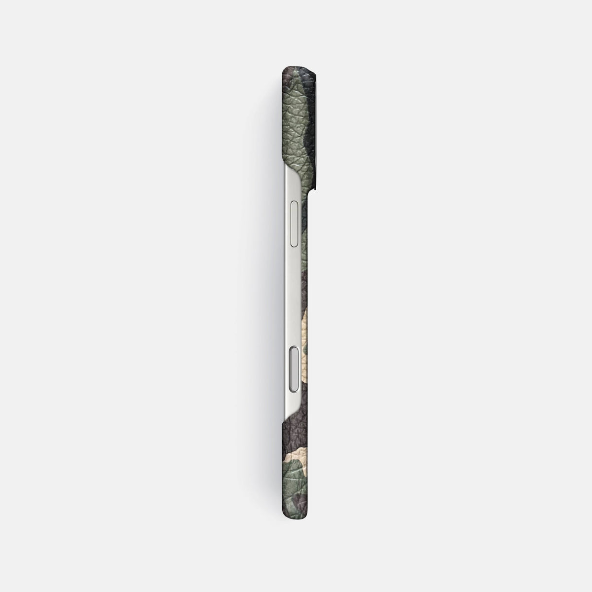 Classic Case For iPhone 18 Pro Max In Calf -3 | Camouflage-Black