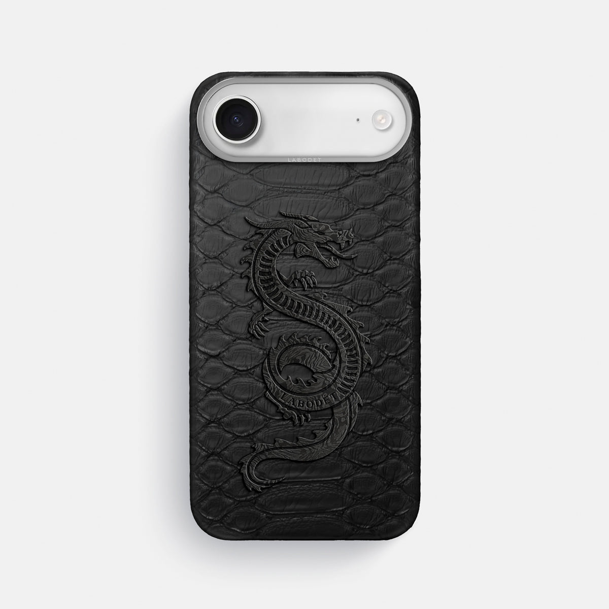 Classic Case With Carbon Dragon For iPhone 17 Air In Python -1 | Black-Steel