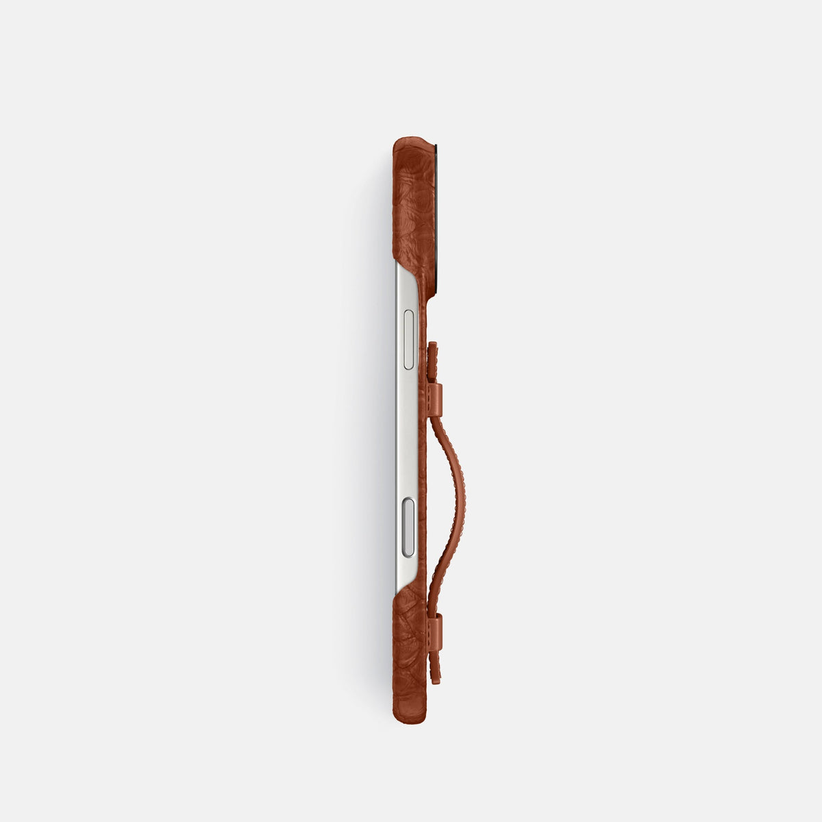 Handle Case For iPhone 18 Pro In Python -3 | Medium-Brown-Black