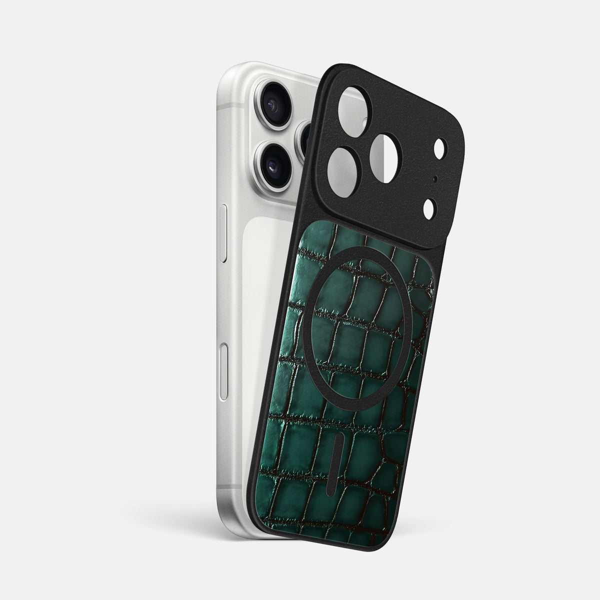 MagSafe Mask For iPhone 18 Pro Max In Patina Alligator -1 | Green