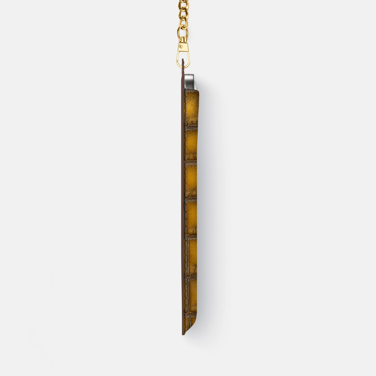 Crossbody Bag For iPhone 18 Pro Max In Patina Alligator -4 | Sydney-Gold
