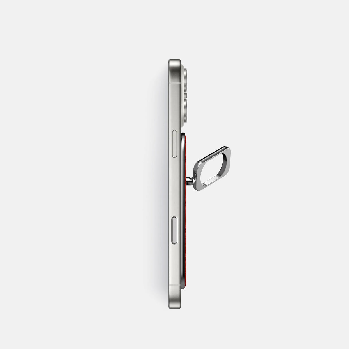 MagSafe Ring For iPhone 18 Pro In Calf -3 | Red-Steel