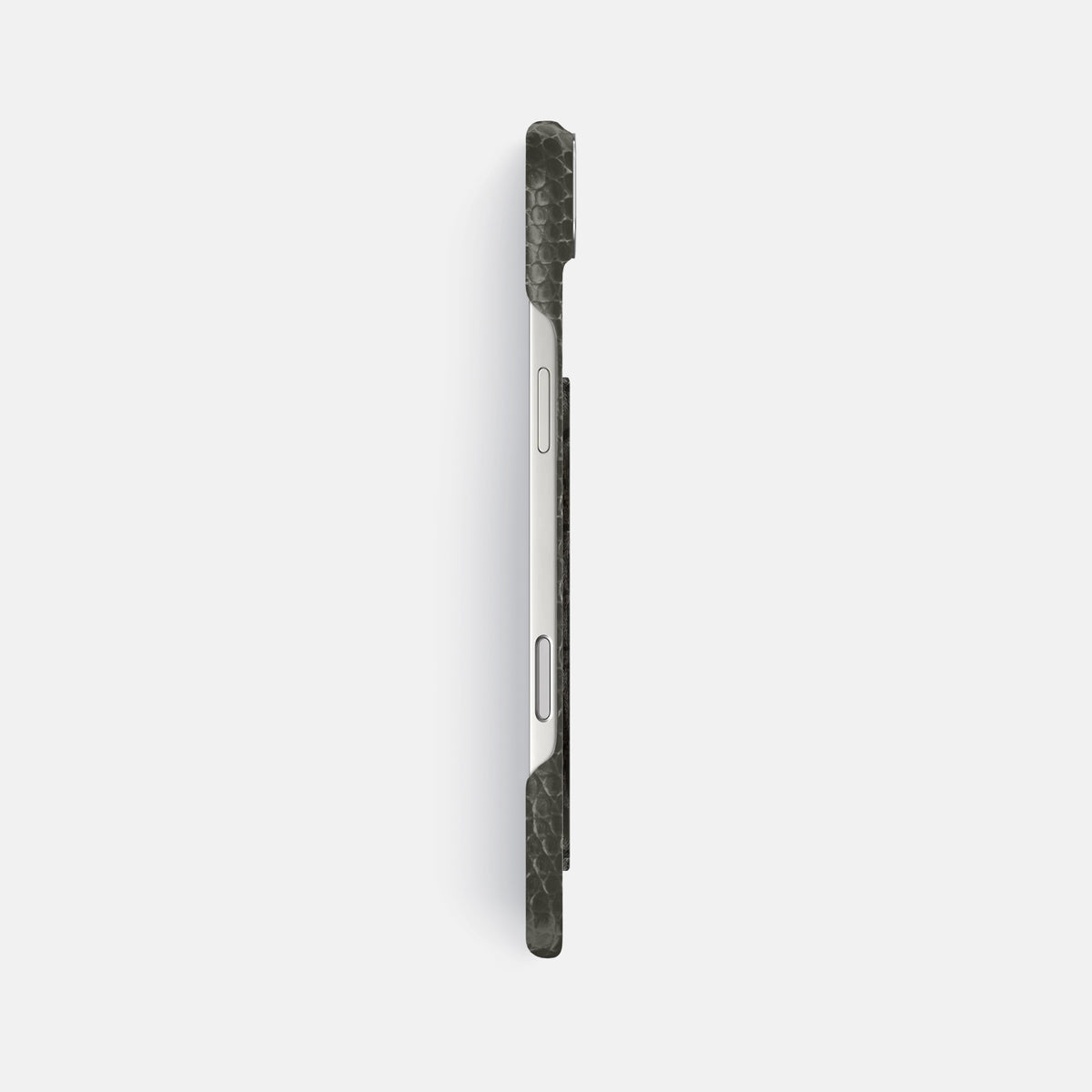 Classic Case With Carbon Dragon For iPhone 17 Air In Lizard -3 | Grey-Steel