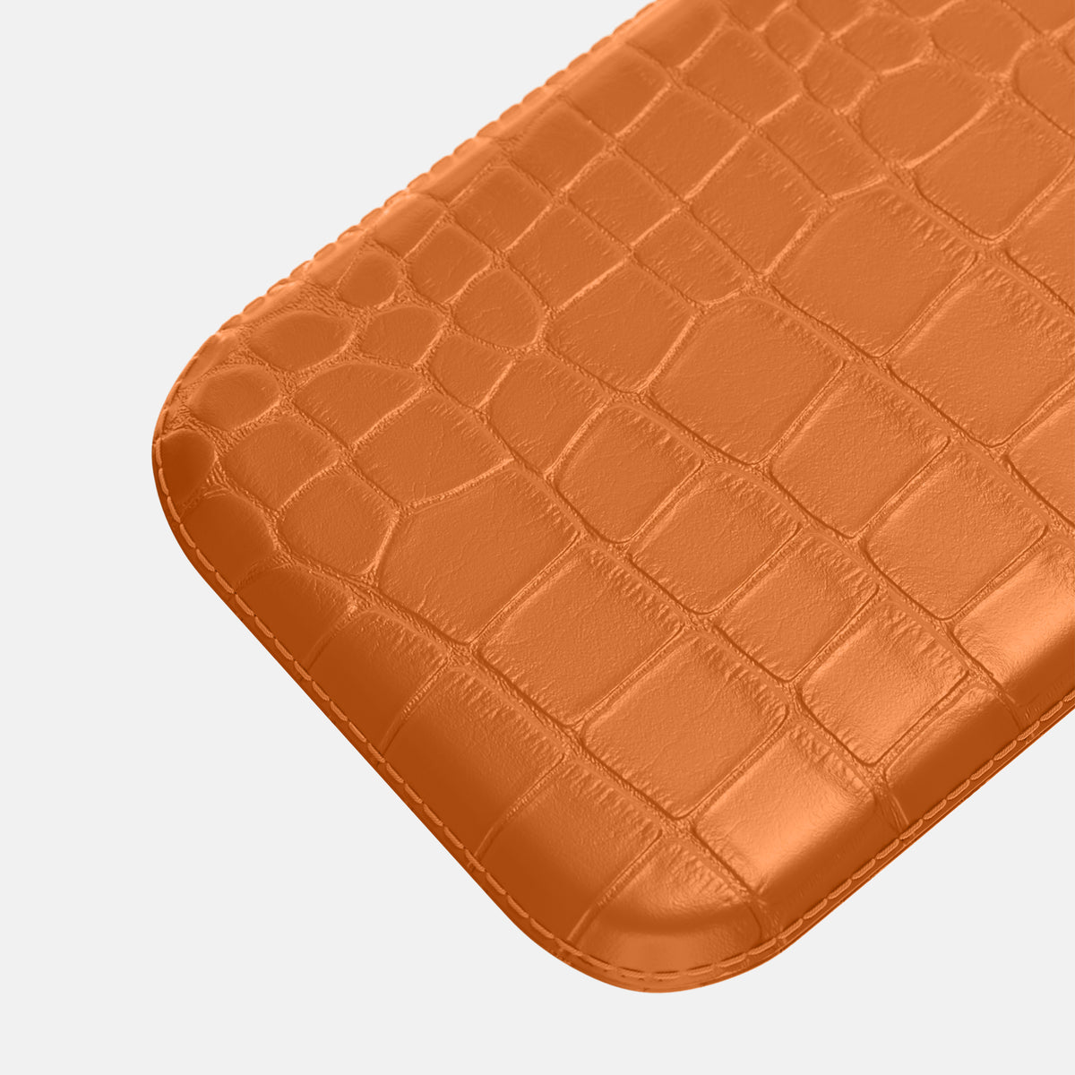 Pouch Case For iPhone 17 Air In Alligator -3 | Orange