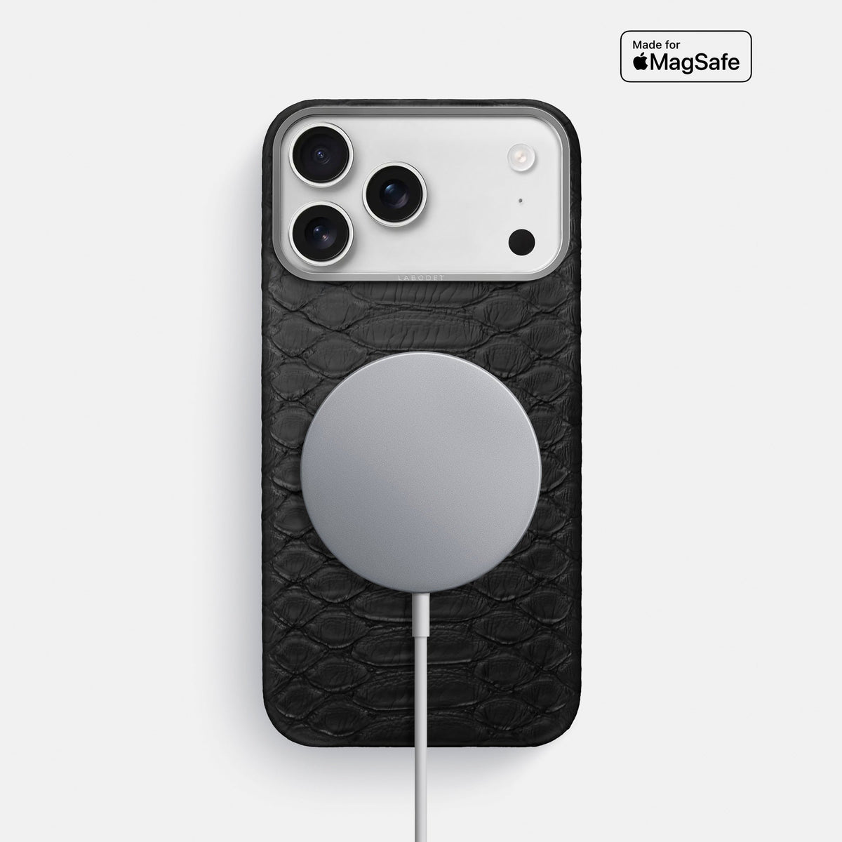 Classic Case For iPhone 18 Pro Max In Python -5 | Black-Steel