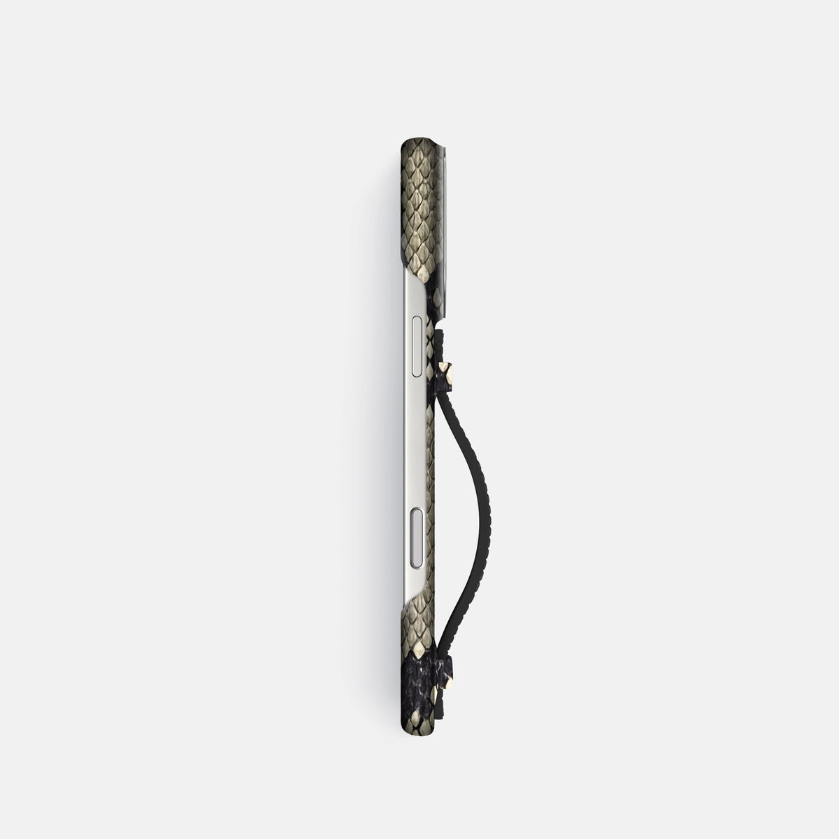 Center Handle For iPhone 17 Pro In Deluxe Python -2 | Savannah-Steel