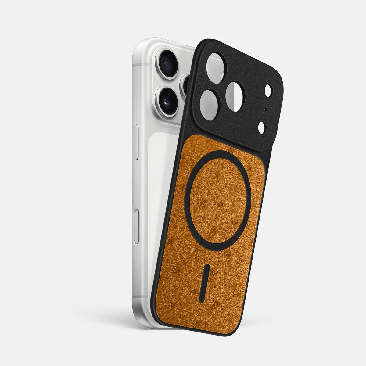 MagSafe Mask For iPhone 18 Pro Max In Ostrich -1 | Chestnut