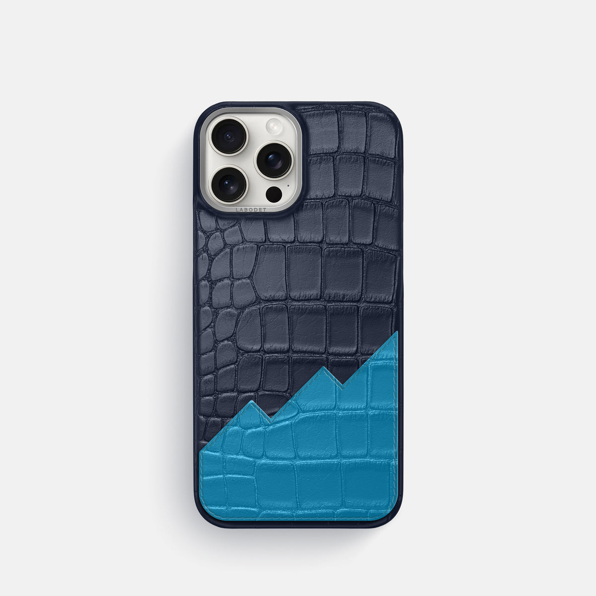 Classic Case With UpOnly For iPhone 16 Pro In Alligator -1 | Navy-Blue-Steel