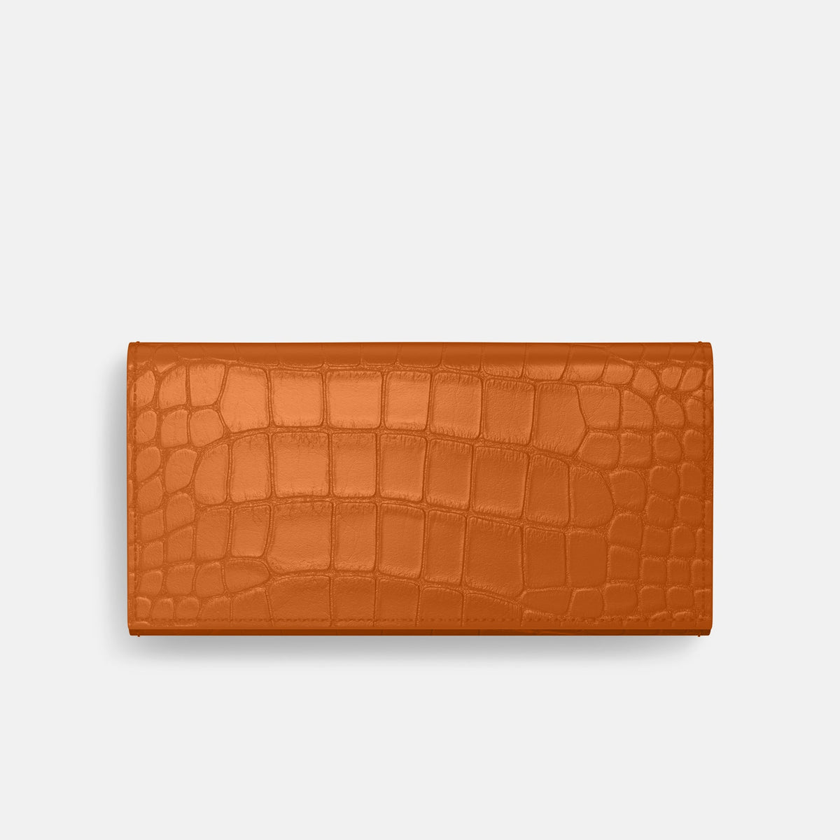 Wallet Case For iPhone 18 Pro In Alligator -3 | Orange