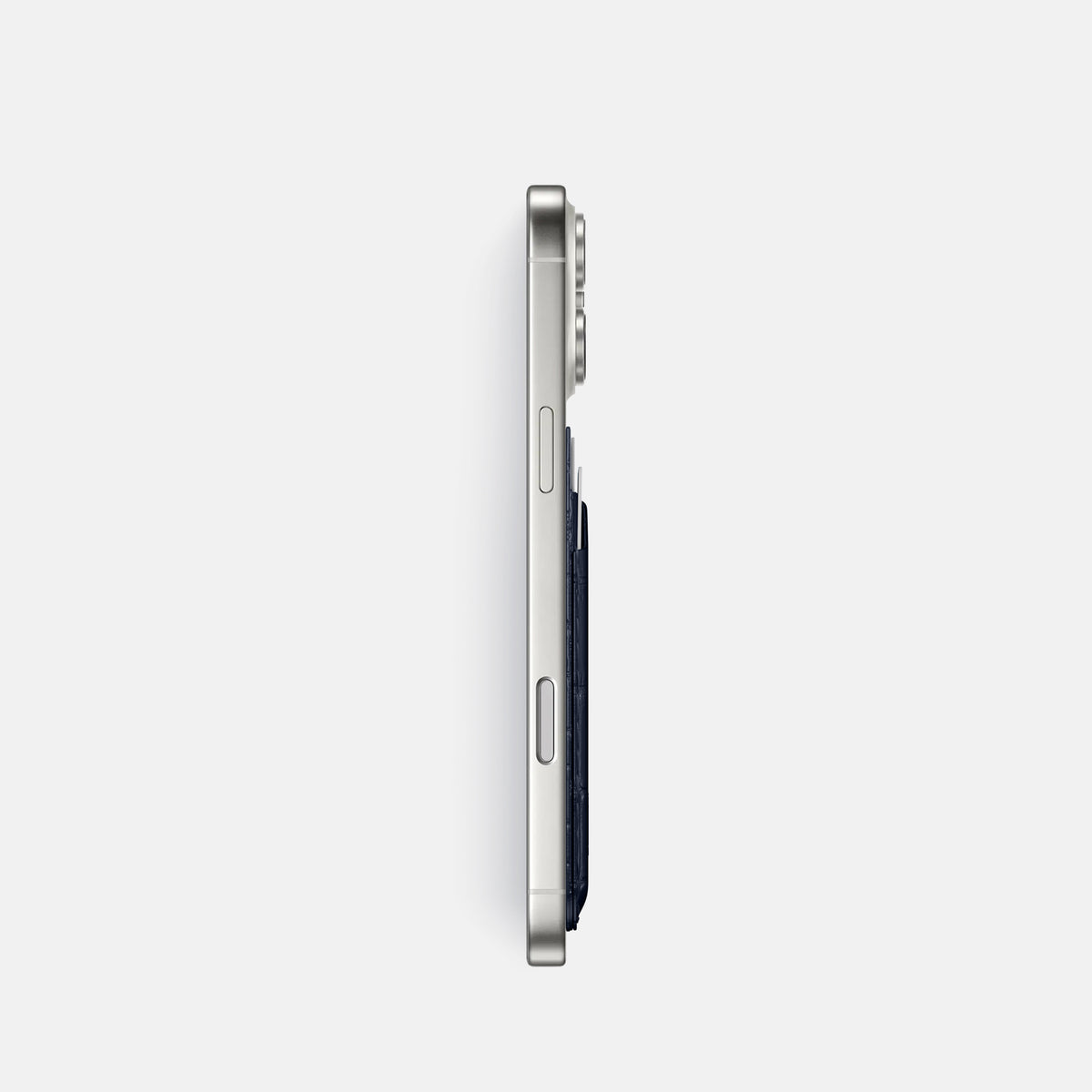 MagSafe Wallet For iPhone 17 Pro In Alligator -3 | Navy-Blue