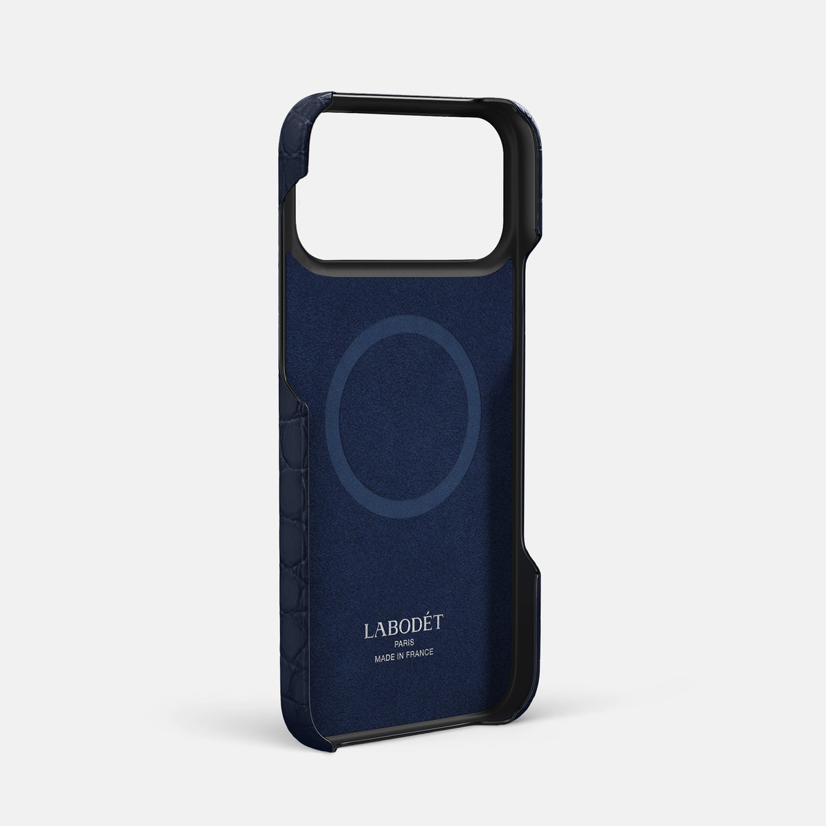 Slim Case For iPhone 17 Pro Max In Alligator -4 | Navy-Blue