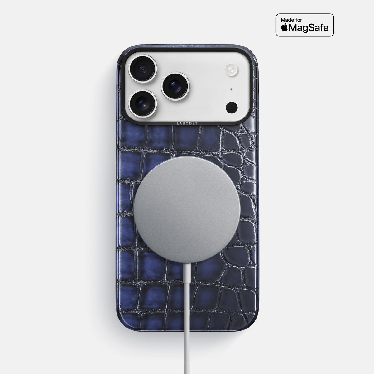 Classic Case For iPhone 18 Pro Max In Patina Alligator -5 | Havana-Blue-Black