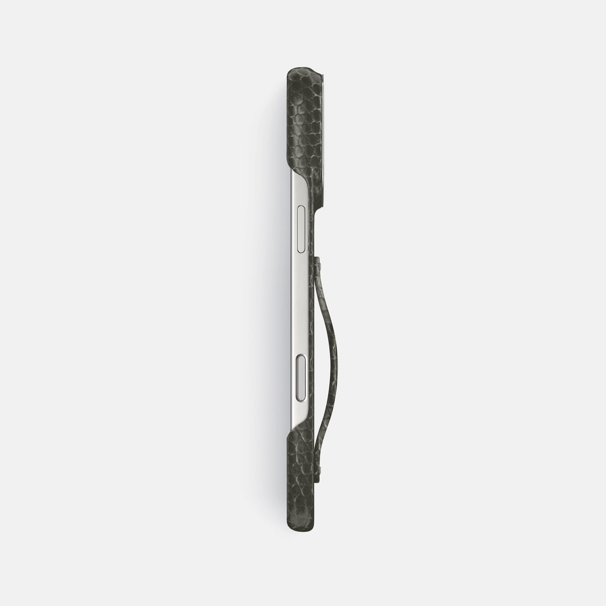 Finger Case For iPhone 17 Pro Max In Lizard -3 | Grey-Steel