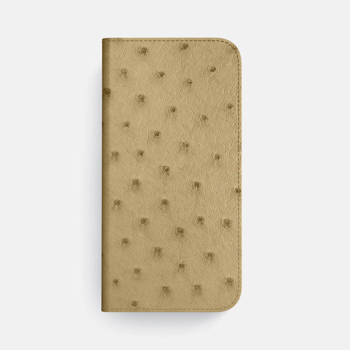 Folio Slim Case For iPhone 18 Pro Max In Ostrich -4 | Desert-Sand