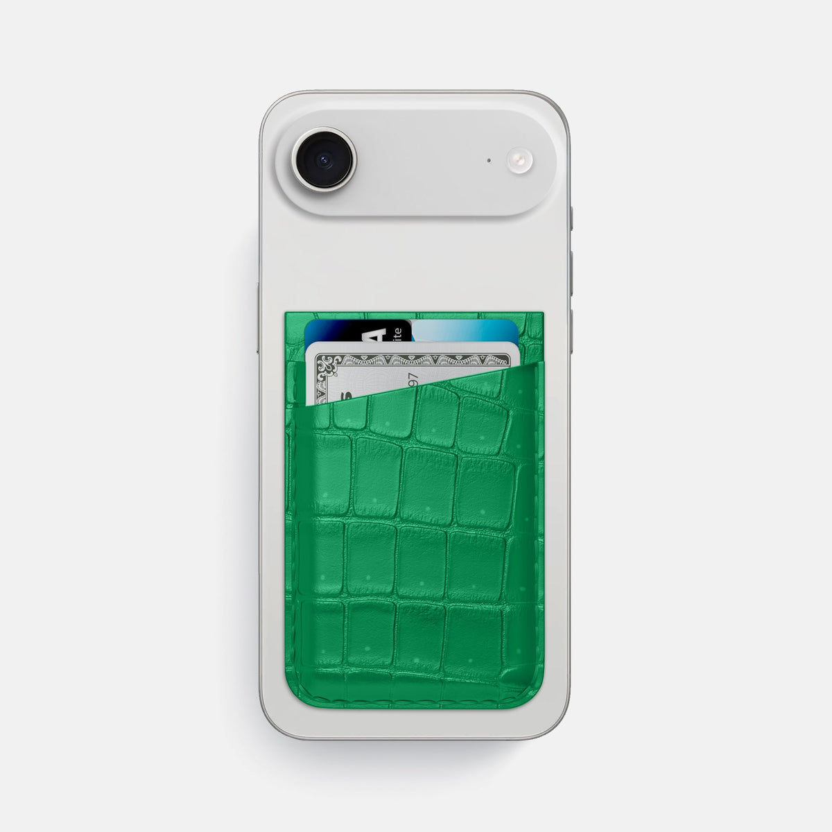 MagSafe Wallet For iPhone 17 Air In Porosus Crocodile