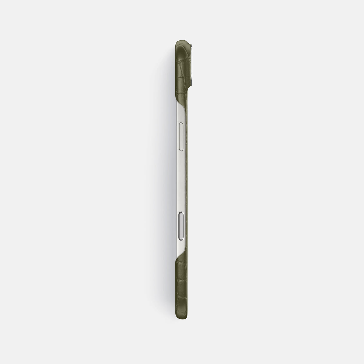 Classic Case For iPhone 17 Air In Alligator -3 | Kaki-Green-Steel