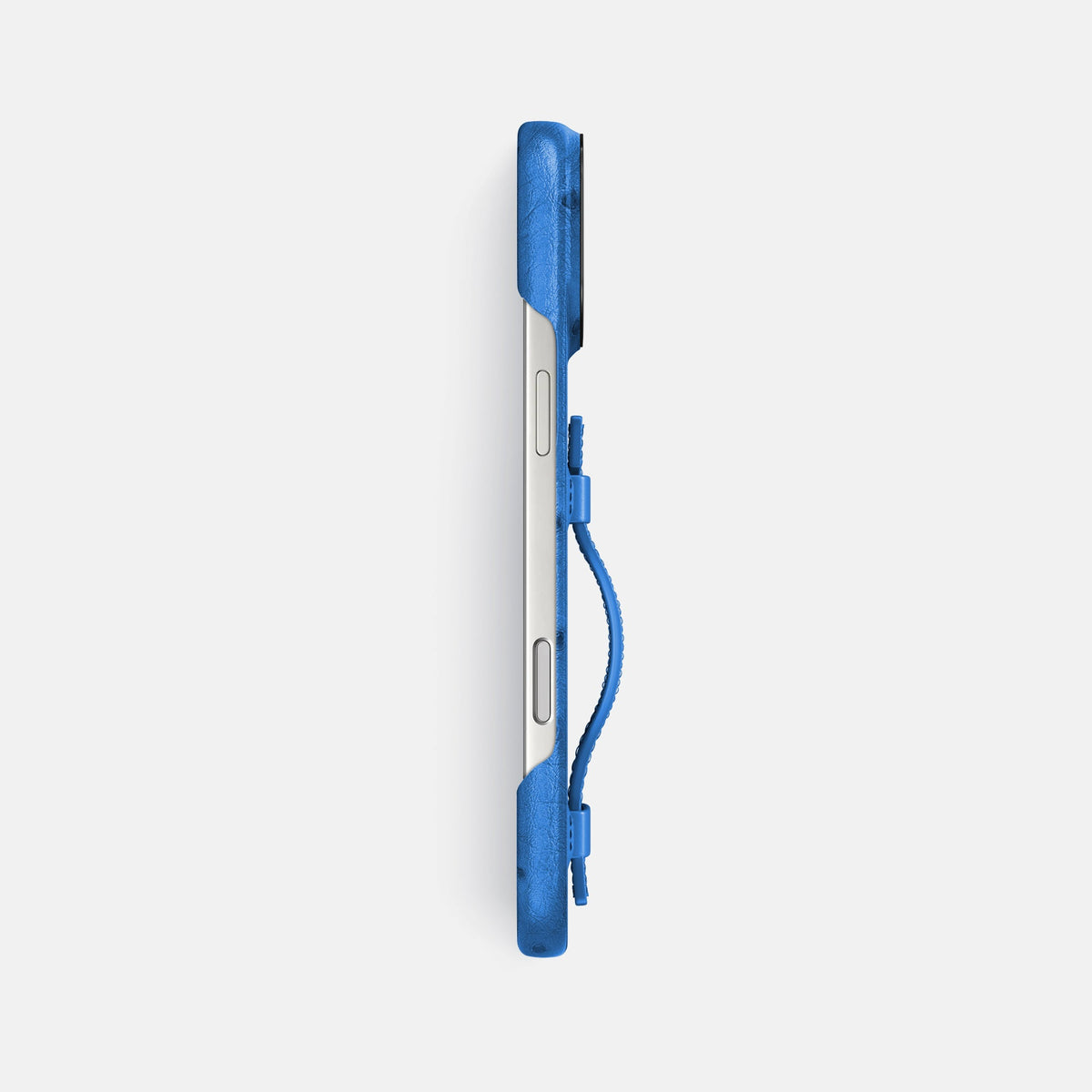 Handle Case For iPhone 18 Pro Max In Ostrich -3 | Royal-Blue-Black