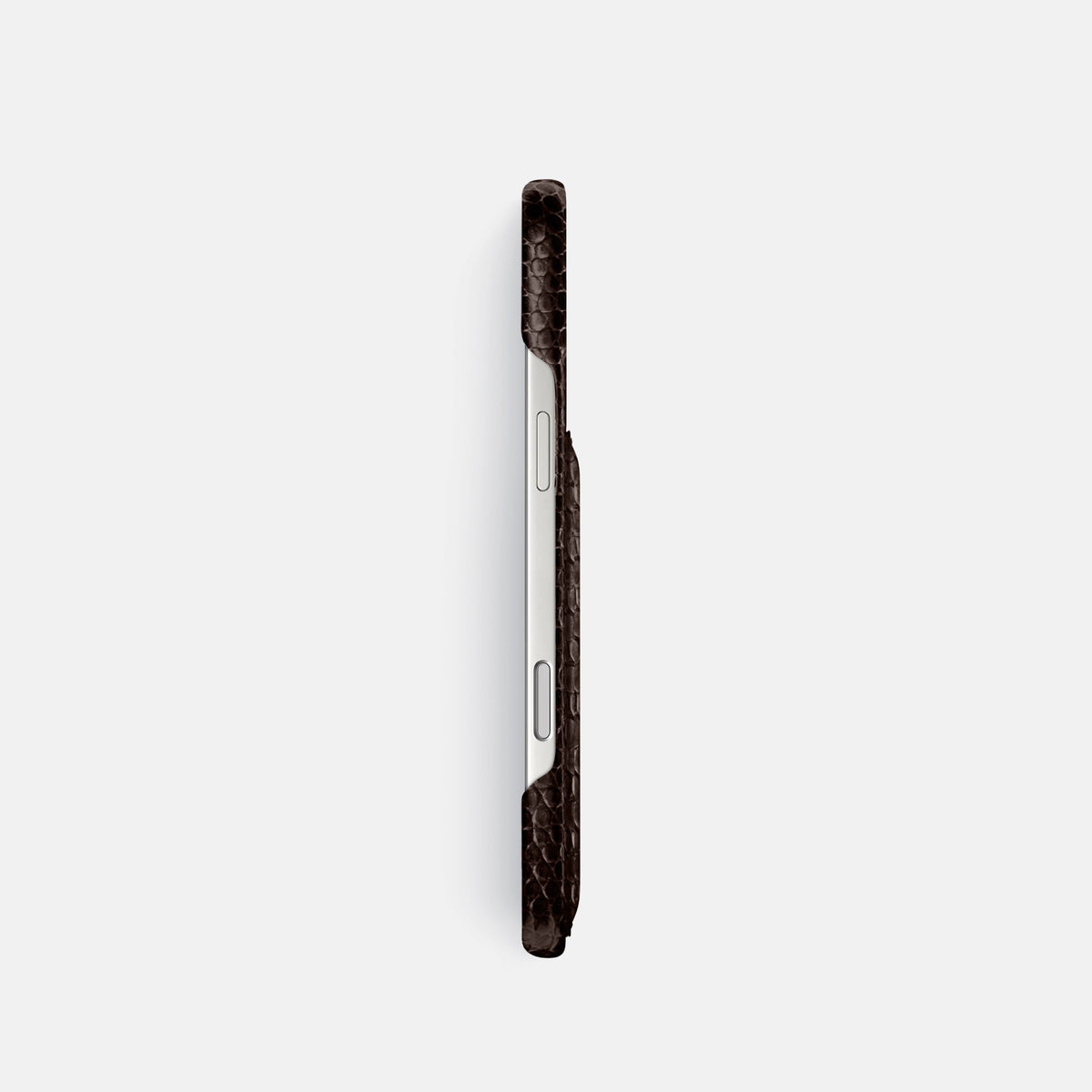 Slim Card Case For iPhone 18 Pro In Lizard -3 | Brown