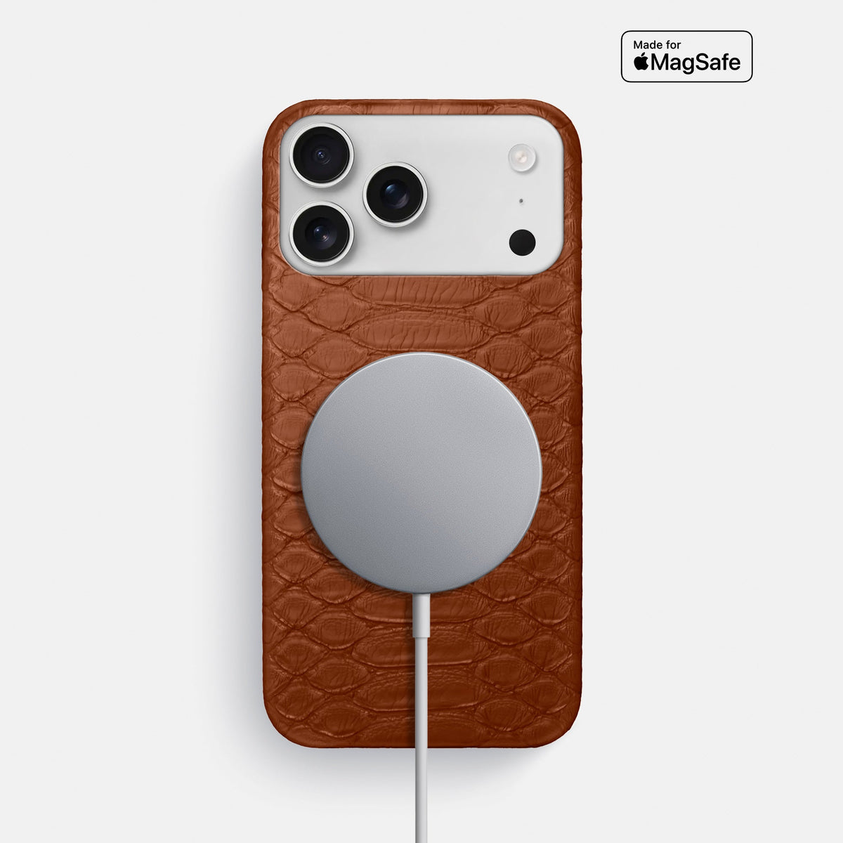 Slim Case For iPhone 18 Pro Max In Python -5 | Medium-Brown